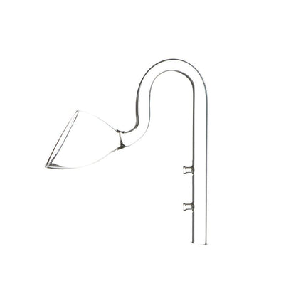 Aquarium Glass Inlet Outlet Pipe Fish Tank Filter Oil Film Remover Plant Holder - Lily inlet-12mm