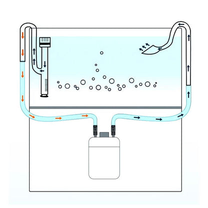 Aquarium Glass Inlet Outlet Pipe Fish Tank Filter Oil Film Remover Plant Holder - Oil removal inlet-16mm