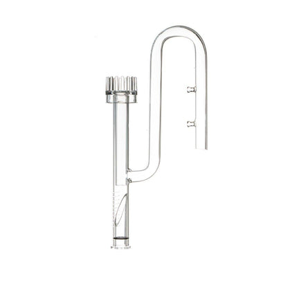 Aquarium Glass Inlet Outlet Pipe Fish Tank Filter Oil Film Remover Plant Holder - Oil removal inlet-16mm