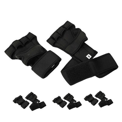 Weight Lifting Training Gloves Women Men Fitness Sports Body Building Gym Gloves - L