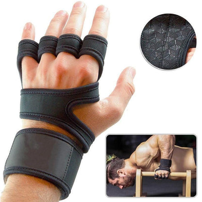 Weight Lifting Training Gloves Women Men Fitness Sports Body Building Gym Gloves - L