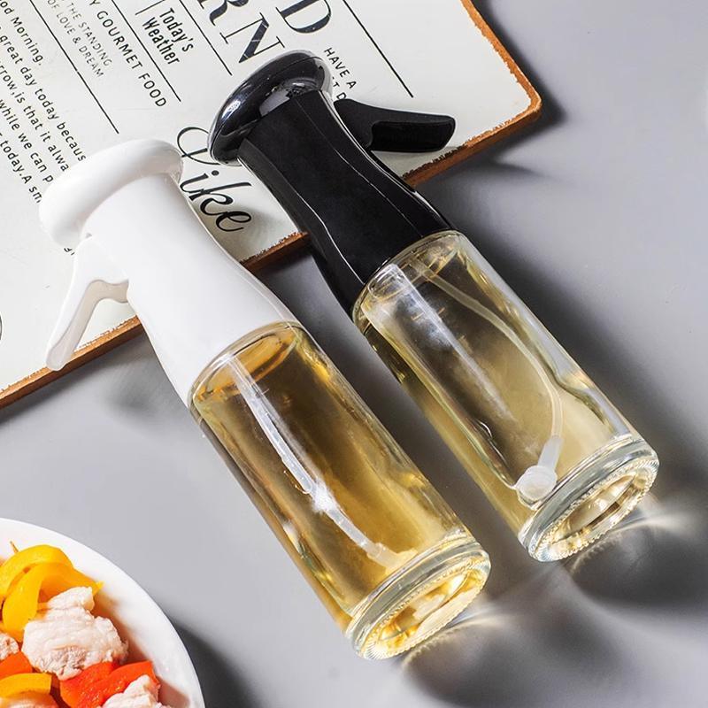 Olive Oil Sprayer Dispenser Cooking Baking BBQ Spray Bottle Kitchen Tool HG - Black