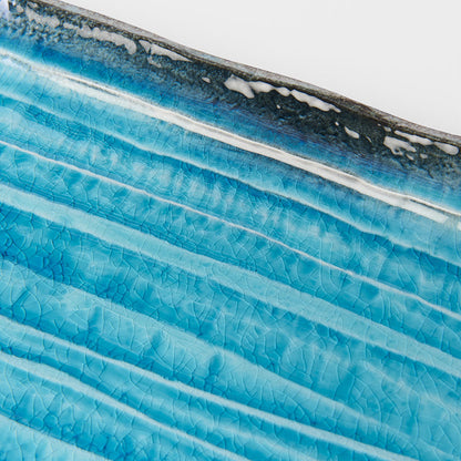 Serving Platter 42cm Sky Blue Glaze