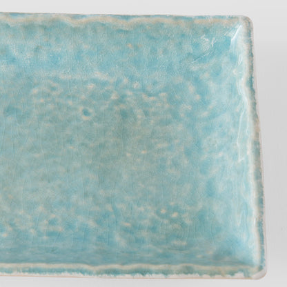 Platter 50cm Crazed Blue Glaze