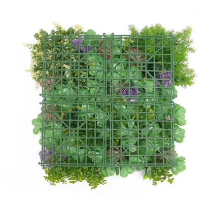 Artificial Dense Succulent Green Wall / Vertical Garden Panel 50cm x 50cm UV Resistant
