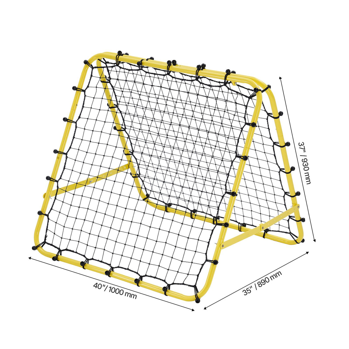 40"x35"x37" Soccer Rebounder Net Kick-Back Portable Football Training Gift