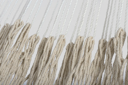 Ivory Cascade, hand woven rope Authentic Mexican Hammock