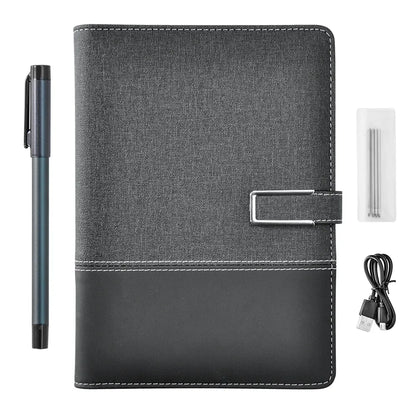 Smart Digital Notebook AI Powered Digital Sketchbook Set with Sync Pen and A5 Erasable Paper Refill for Drawing Writing Notetaking Bluetooth Real Time Sync