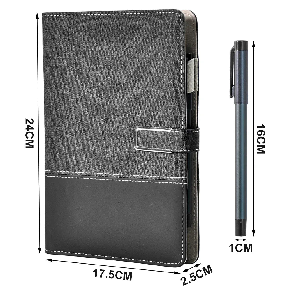 Smart Digital Notebook AI Powered Digital Sketchbook Set with Sync Pen and A5 Erasable Paper Refill for Drawing Writing Notetaking Bluetooth Real Time Sync