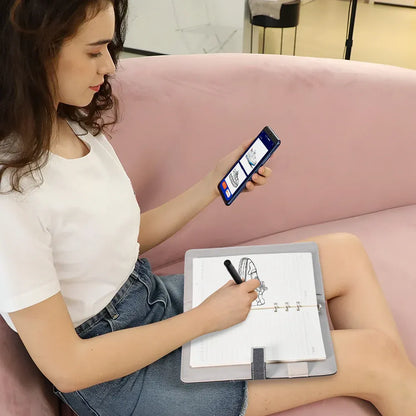 Smart Digital Notebook AI Powered Digital Sketchbook Set with Sync Pen and A5 Erasable Paper Refill for Drawing Writing Notetaking Bluetooth Real Time Sync
