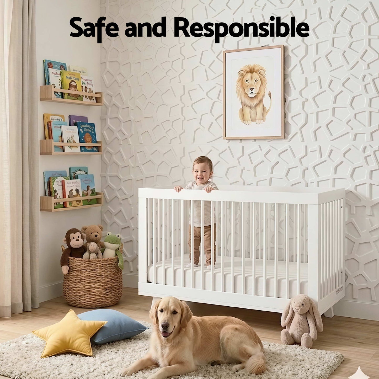 Artiss 3D Wall Panels PVC Decorative Panels 50x50cm Set of 15 Feature Wall Poly