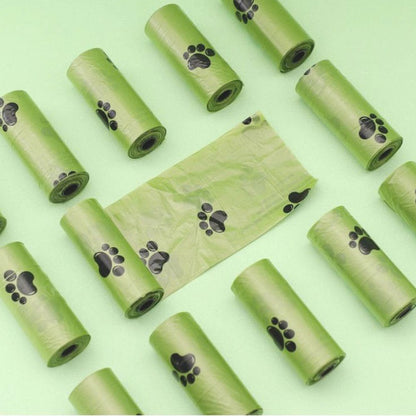 Livingtoday 60 Pcs Biodegradable Unscented Pet Dog Poop Waste Bags