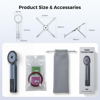 Mershine Magnetic Foldable Phone Stand for Everyday Use,Strong magnetic hold. Ultra-portable. Built for daily convenience