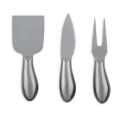 3 Pcs Clevinger Belmont Stainless Steel Cheese Knife Set