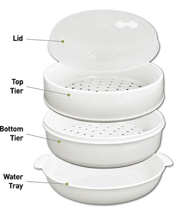 2 Tier Microwave Steamer