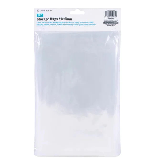 2 Pcs Livingtoday Vacuum Compression Storage Bags Medium