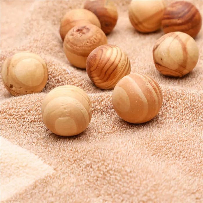 16 Pcs Livingtoday Cedar Wood Balls