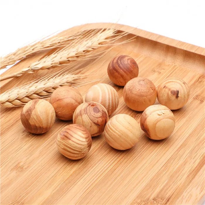 16 Pcs Livingtoday Cedar Wood Balls