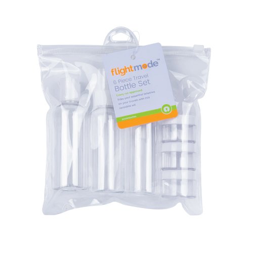 6 Pcs Travel Bottle Set with PVC Storage Bag
