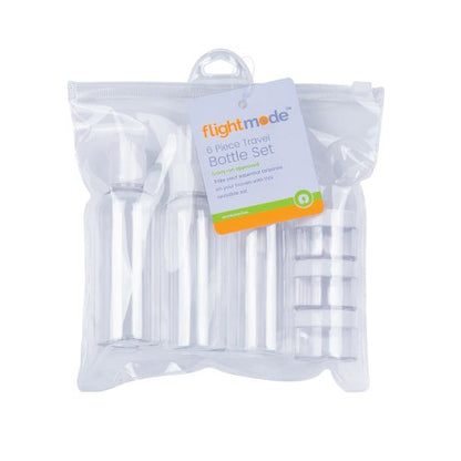 6 Pcs Travel Bottle Set with PVC Storage Bag