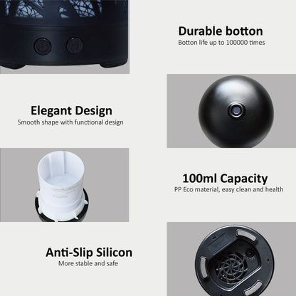 Clevinger Ultrasonic LED Colour Changing Diffuser / Air Humidifer