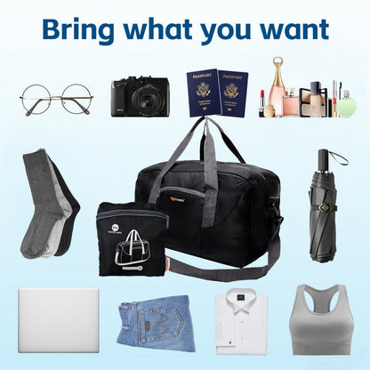 35L Foldable Lightweight Duffel Travel Bag