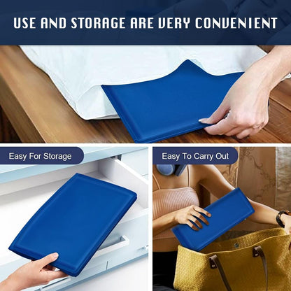2 Pcs Cooling Gel Pillow Pad – Self-Cooling, No Refrigeration Needed