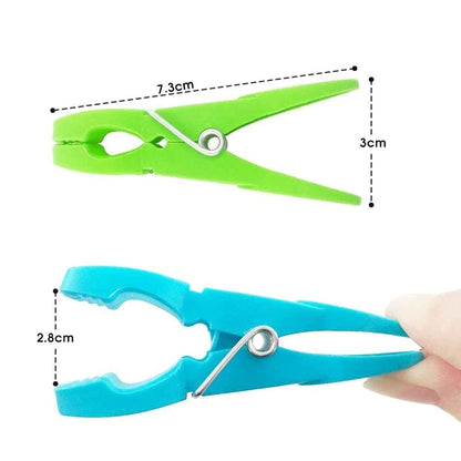 24 Pcs Livingtoday  Strong Grip Pegs