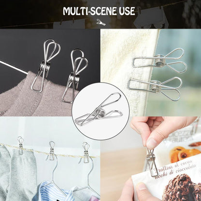 100 Pcs Stainless Steel Pegs