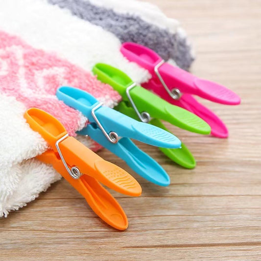 24 Pcs Livingtoday  Strong Grip Pegs
