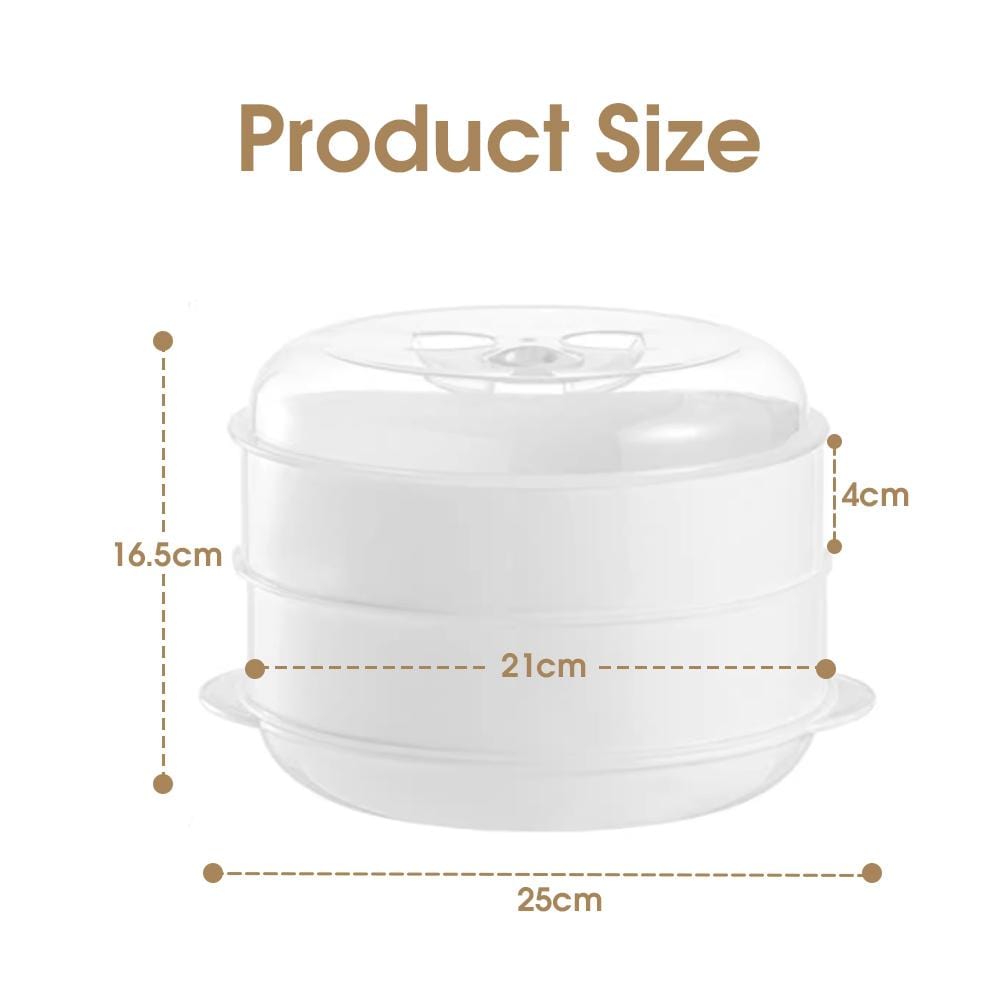 2 Tier Microwave Steamer