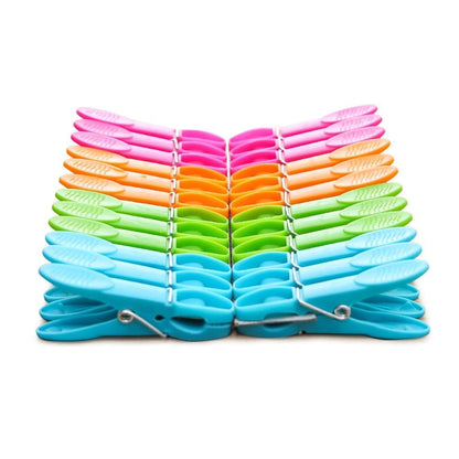 24 Pcs Livingtoday  Strong Grip Pegs