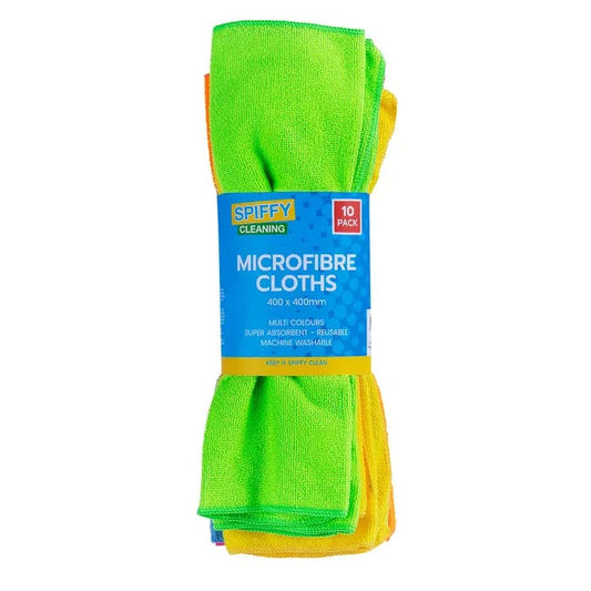 10 Pcs Spiffy 40cm Smart Microfibre Dusting Super Absorbent Kitchen Cloths