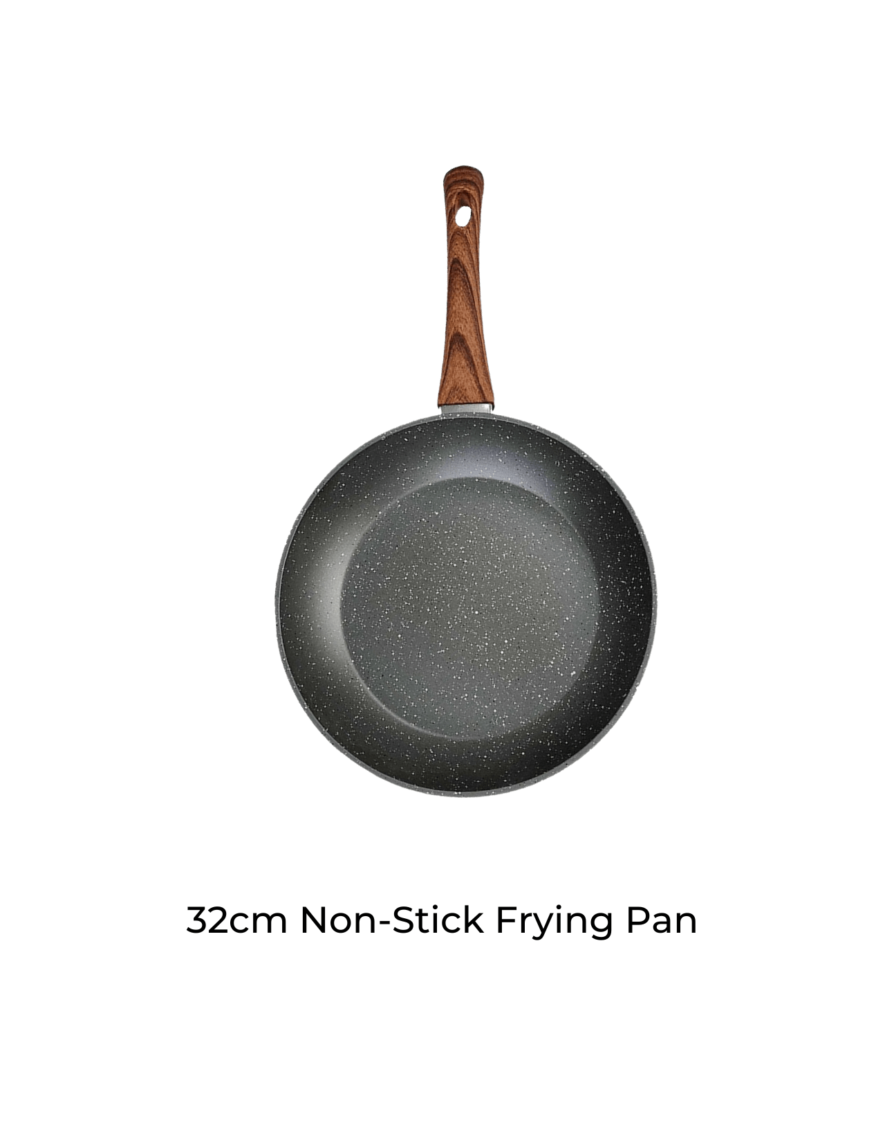 3 Pcs Clevinger Non-Stick Frying Pan Set 24/28/32cm