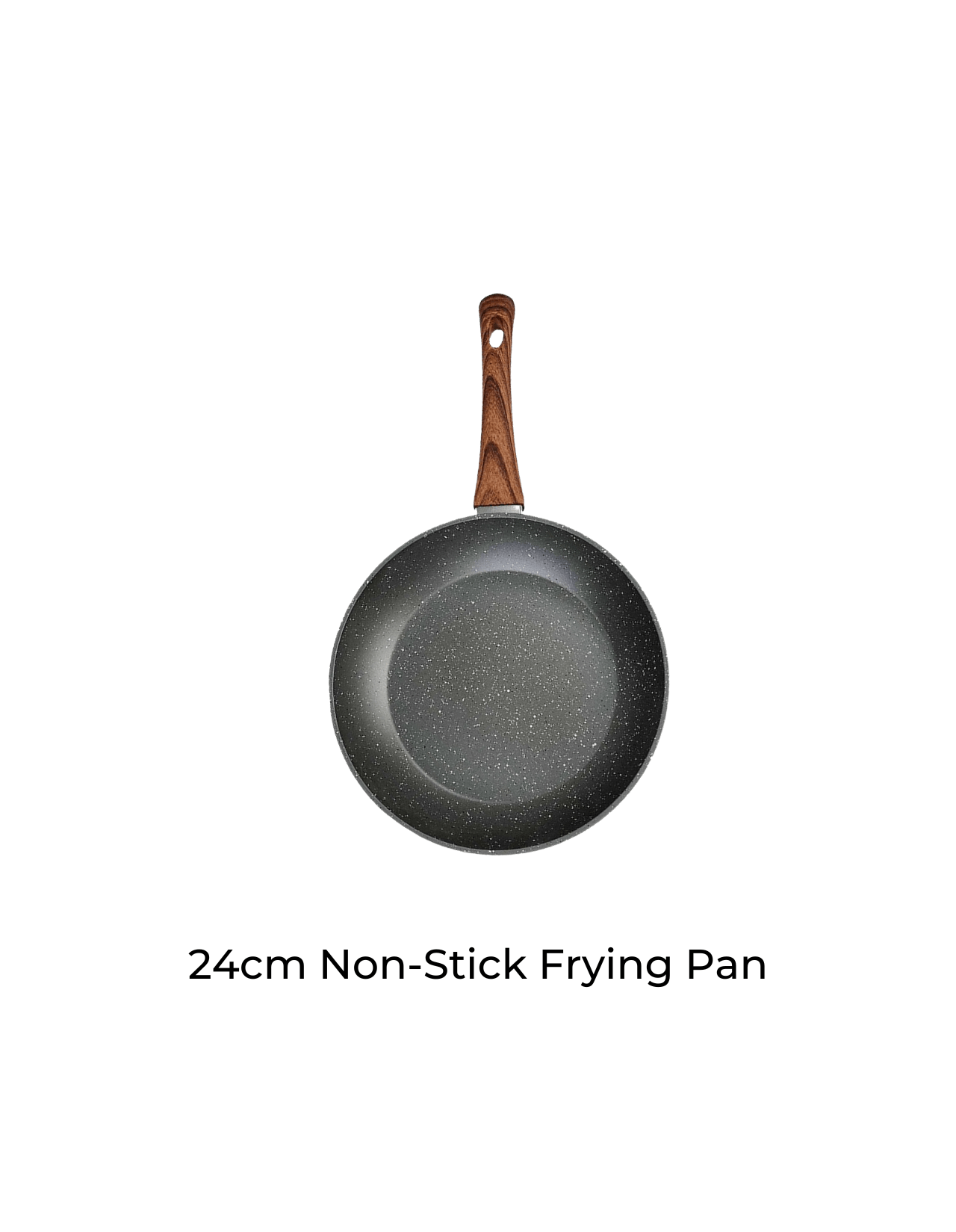 3 Pcs Clevinger Non-Stick Frying Pan Set 24/28/32cm