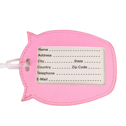 3 Pcs Flightmode PU Kids Luggage Tags