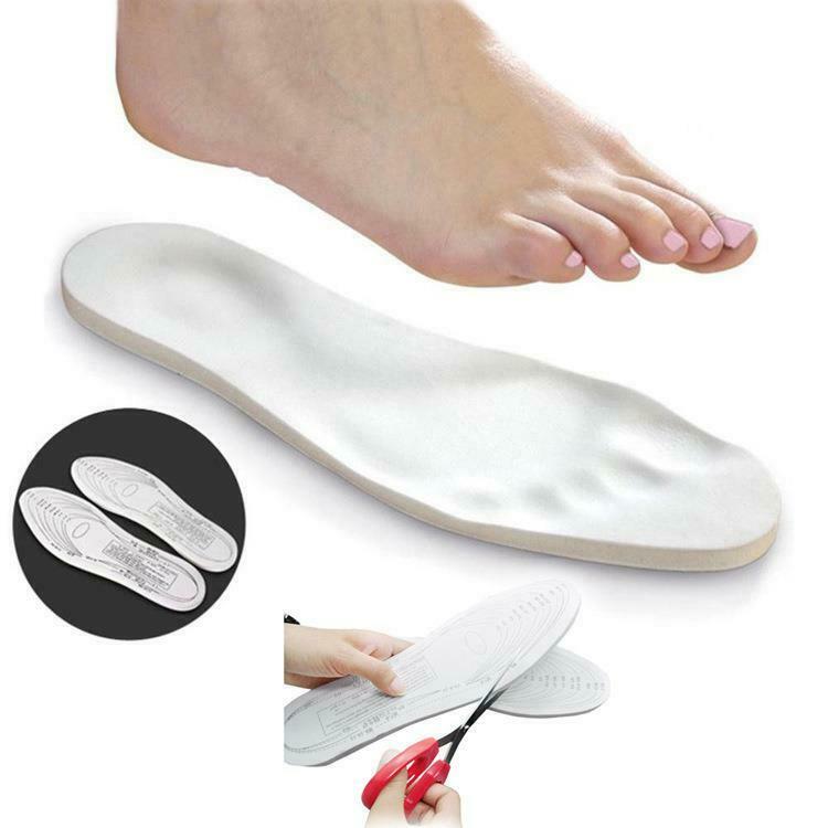3 Pcs Unisex Memory Foam Insoles, Arch Support Pads Pair