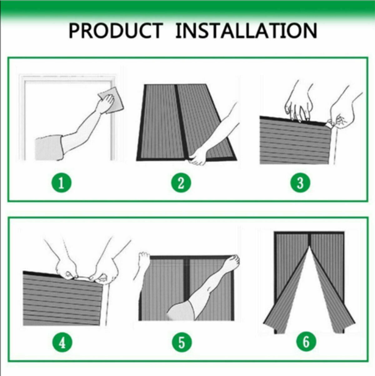 Summer Instant Door Screen