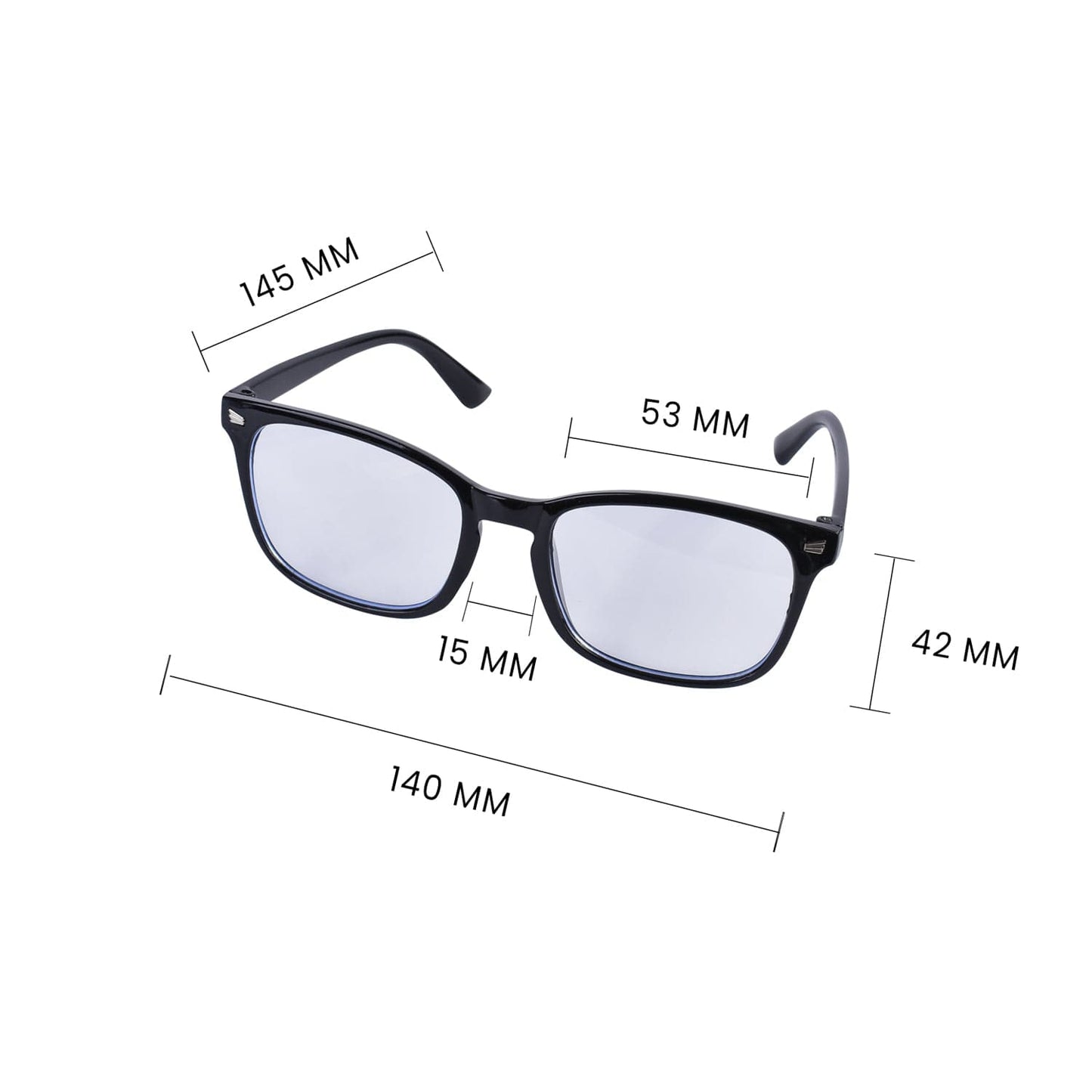 Livingtoday Blue Light Filter Glasses Black