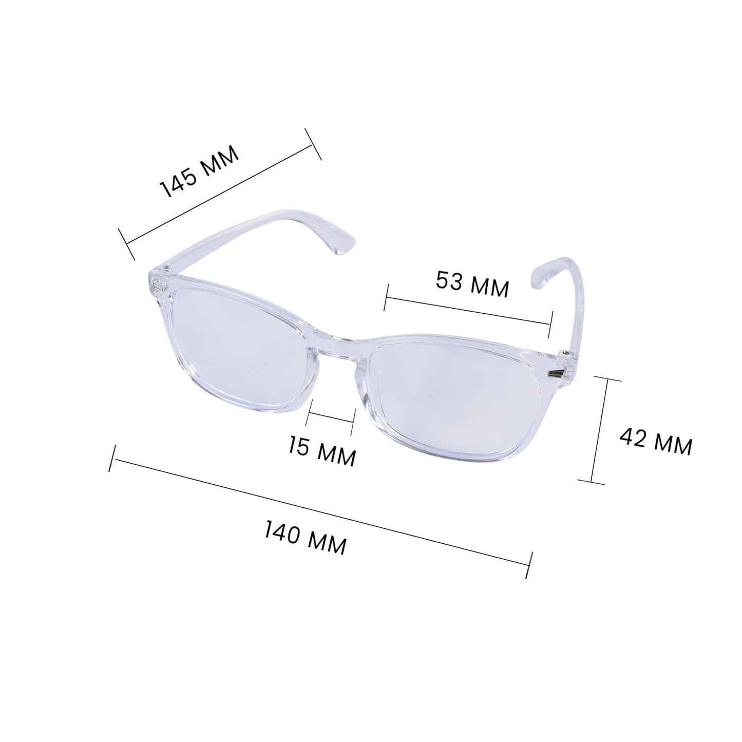 Livingtoday Blue Light Filter Glasses Clear