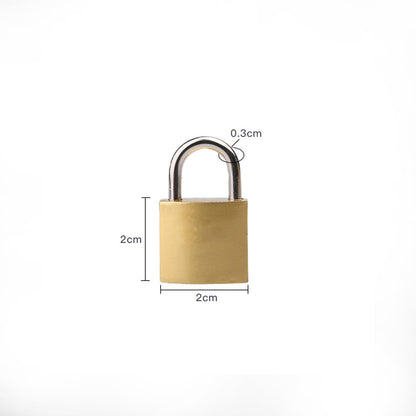 4 Pcs Flightmode Brass Padlock