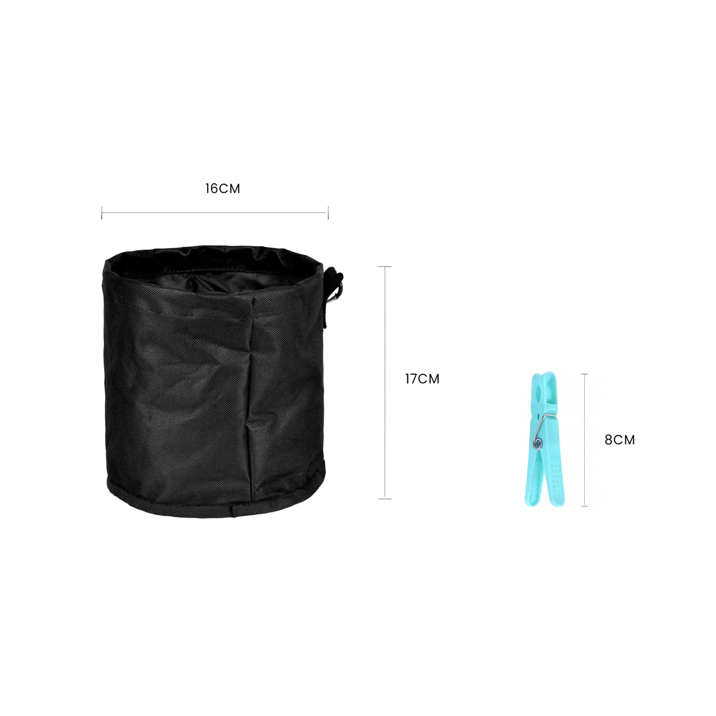 Peg Bag with Carabineer and 50 Pegs set