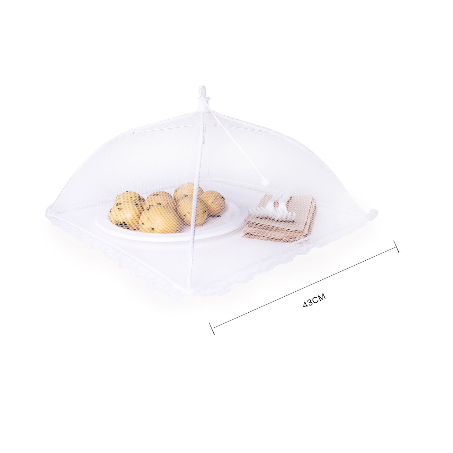 43cm Square Pop-up Mesh Food Cover