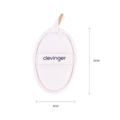 6 pcs Clevinger Eco Oval Facial Exfoliating Loofah – Biodegradable Skin Exfoliation Pads
