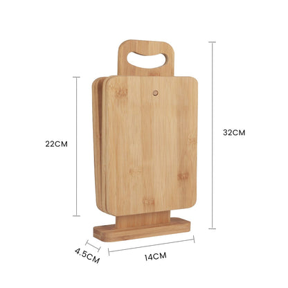 4 Pcs Chopping Block Set With Display