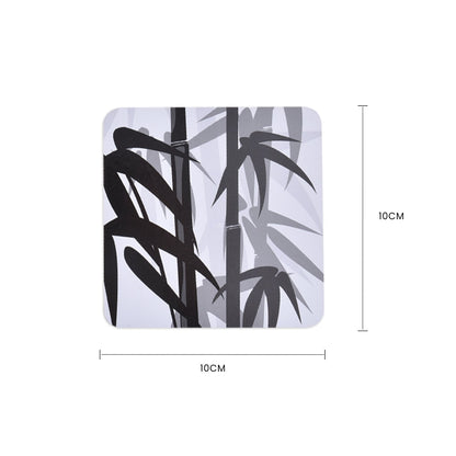 4 Pcs Clevinger MDF Coasters Bamboo