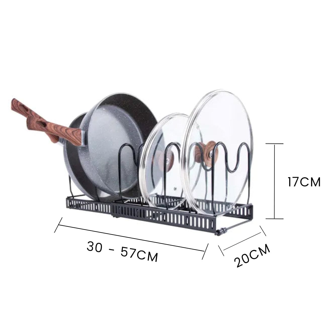Livingtoday Expandable Pan Organiser