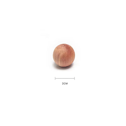32 Pcs Living Today Cedar Wood Balls –  Scented Moth-Repellent Balls