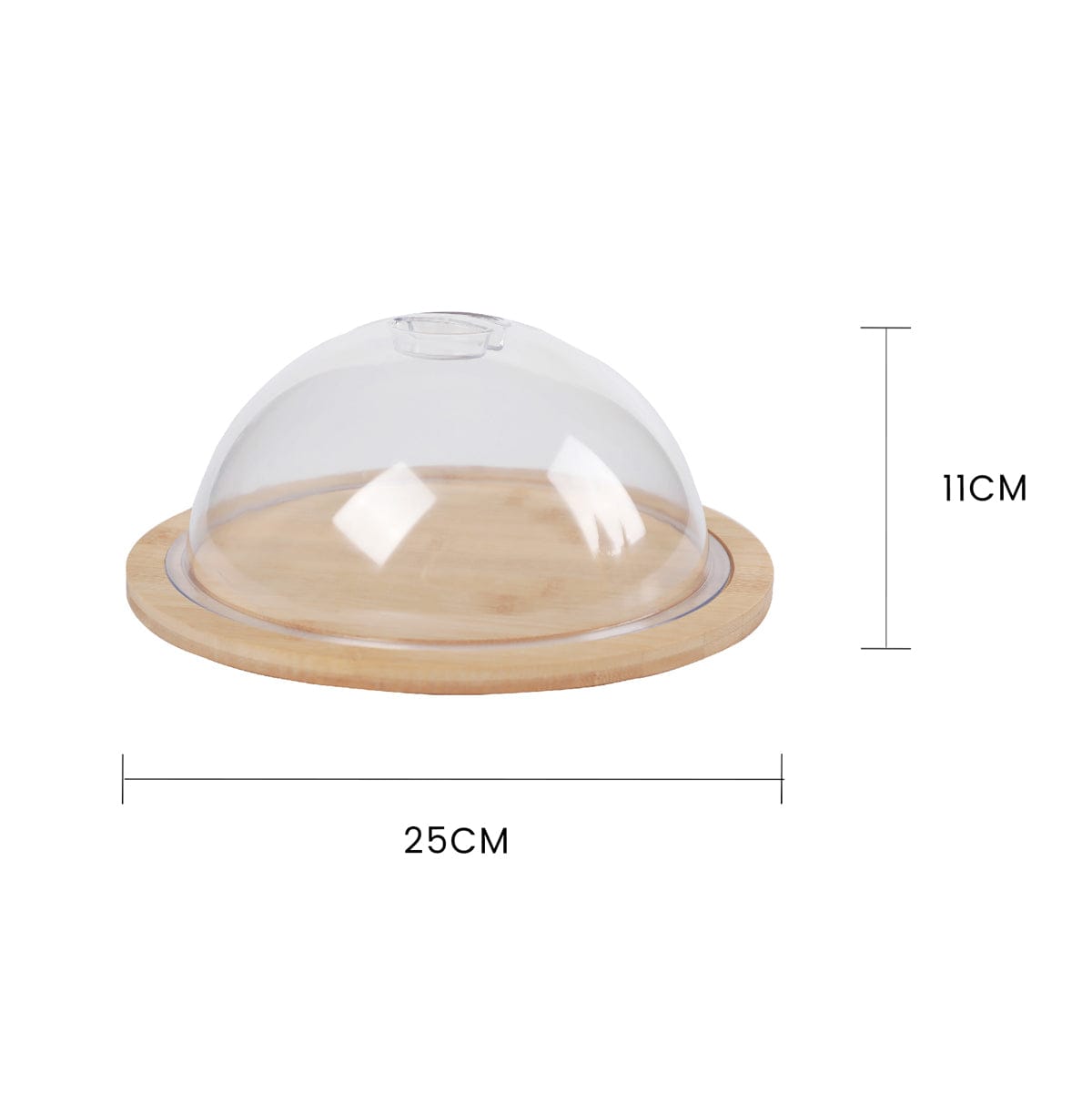 BAMBOO MINI ROUND CHEESE TRAY