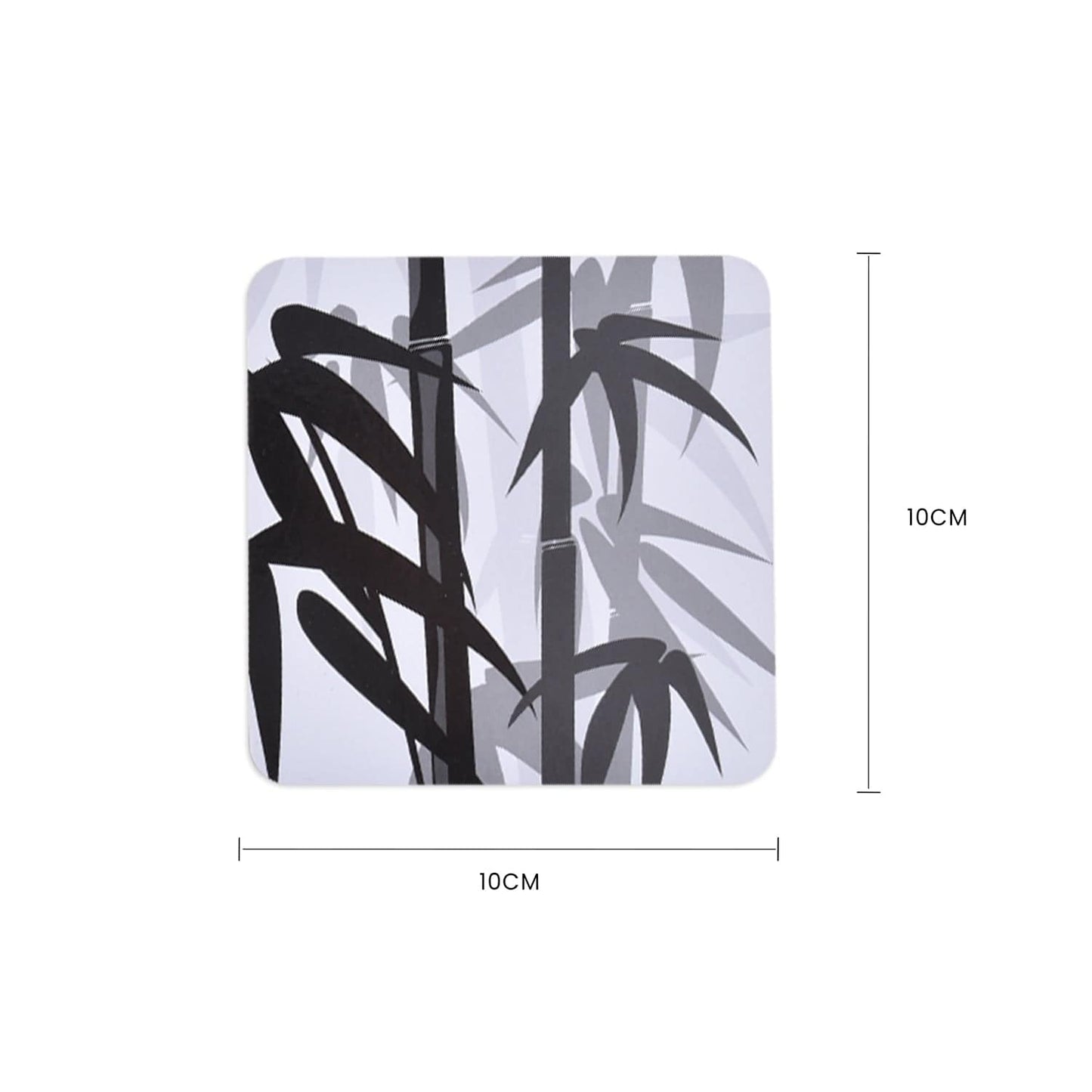 8 Pcs Clevinger MDF Placemats and Coasters Bamboo